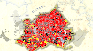 Digitaler Wahlatlas f&uuml;r Mecklenburg-Schwerin 1919&ndash;1930